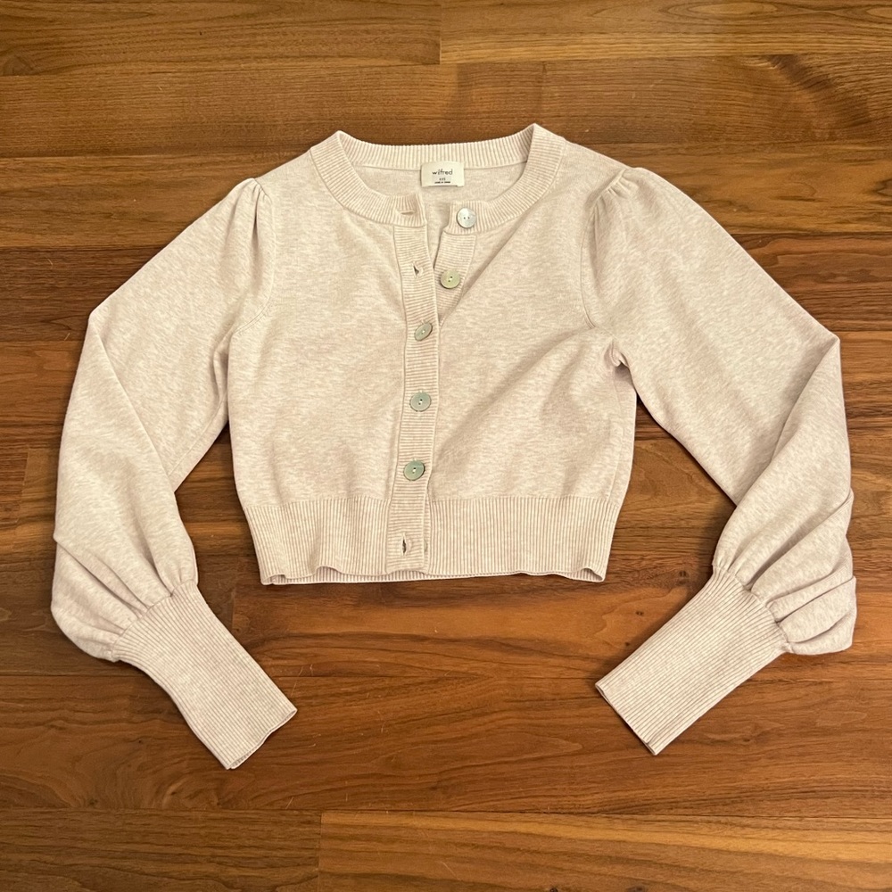 Wilfred Puff Sleeve Cardigan